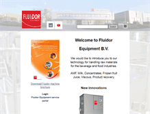 Tablet Screenshot of fluidor.com